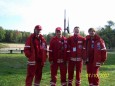 Rok 2007: Sztab Ratownictwa i ekipa TVP 2 na zawodach MTB - basen w Ochli