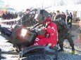 Rok 2009: Zabezpieczenie XVII Finau Wielkiej Orkiestry witecznej Pomocy Zielona Gra 2009 - parking przed Palmiarni